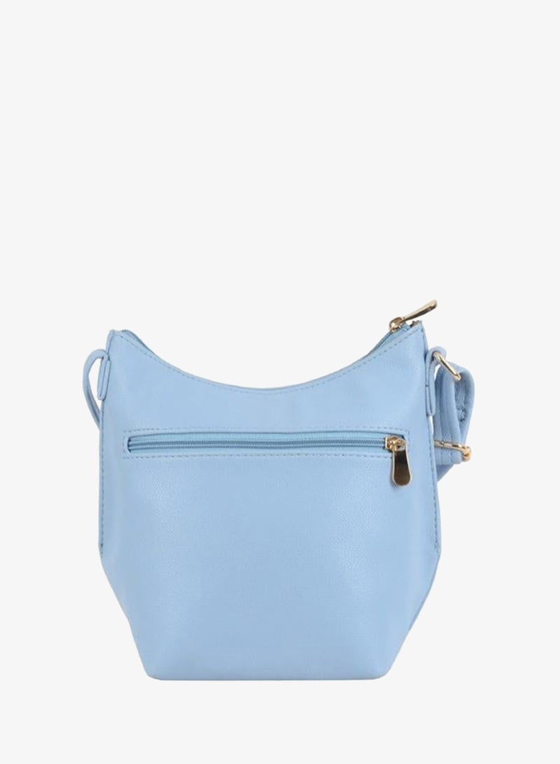 Baggit Women Blue Sling Bag Small Size | Ladies Stylish Casual Cross Body Purse Handbag - Image 4