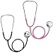 ERDOGLY Kids Stethoscope Toy 2 Pack Real Working Stethoscope for Kids Toy Doctor Kit for Toddler 3 4 5 Boys Girls Nurse Cosplay Costume Accessories - Image 2