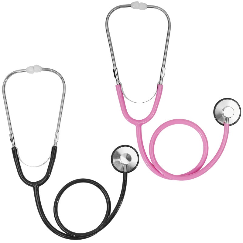 ERDOGLY Kids Stethoscope Toy 2 Pack Real Working Stethoscope for Kids Toy Doctor Kit for Toddler 3 4 5 Boys Girls Nurse Cosplay Costume Accessories - Image 3