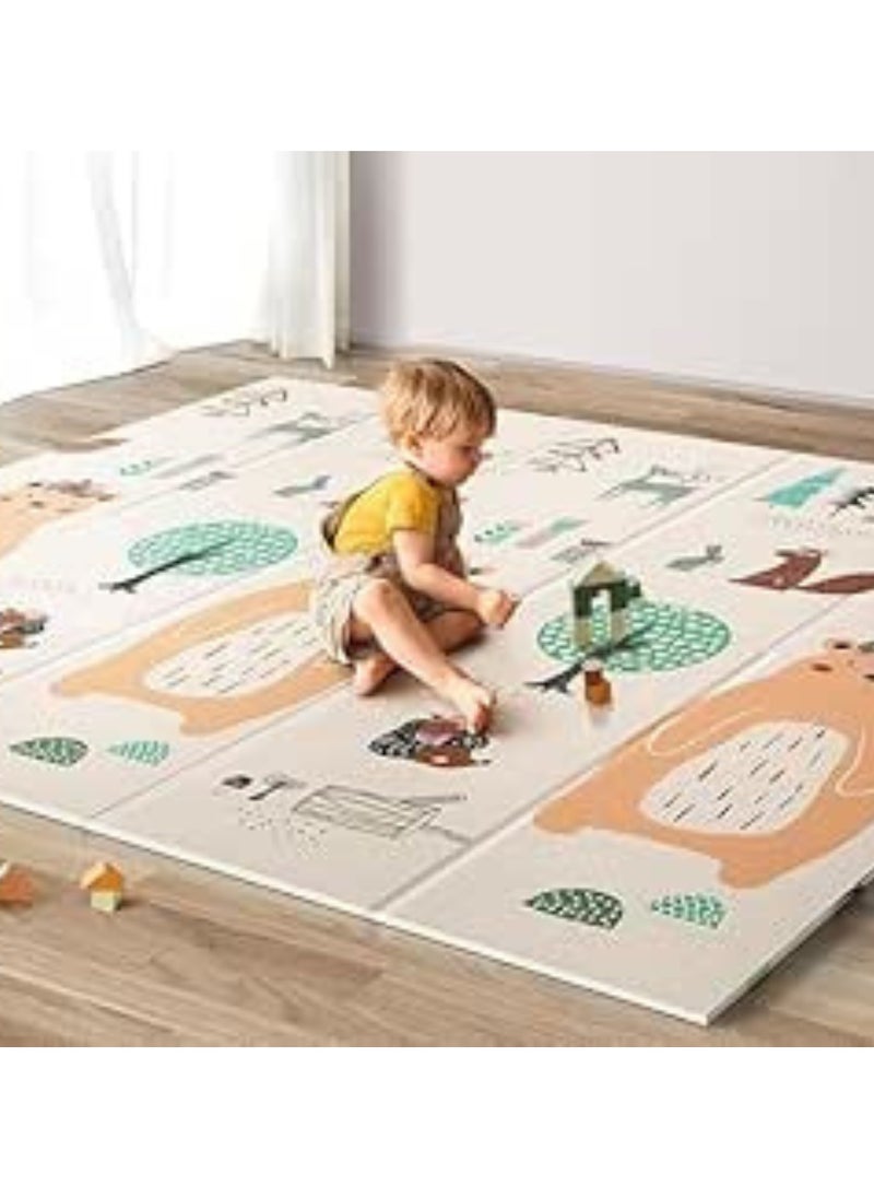 Baby Play Mat - Large Foam Crawling & Activity Mat for Infants & Toddlers - Assorted Designs - 200x150cm  - Image 1
