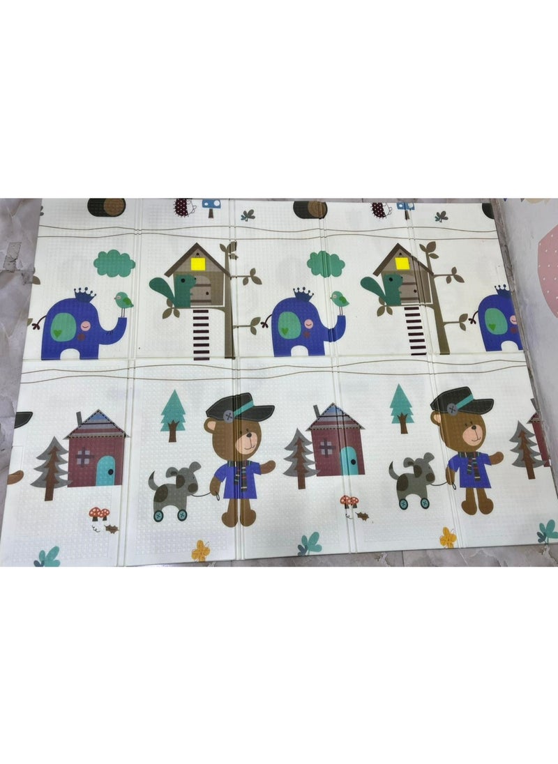 Baby Play Mat - Large Foam Crawling & Activity Mat for Infants & Toddlers - Assorted Designs - 200x150cm  - Image 3