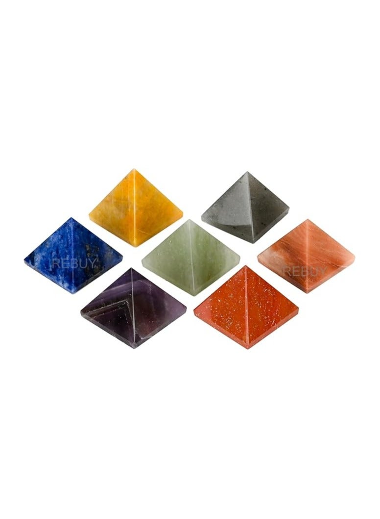ربي REBUY Seven Chakra Pyramid Set  - Image 1