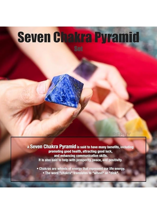 ربي REBUY Seven Chakra Pyramid Set  - Image 4