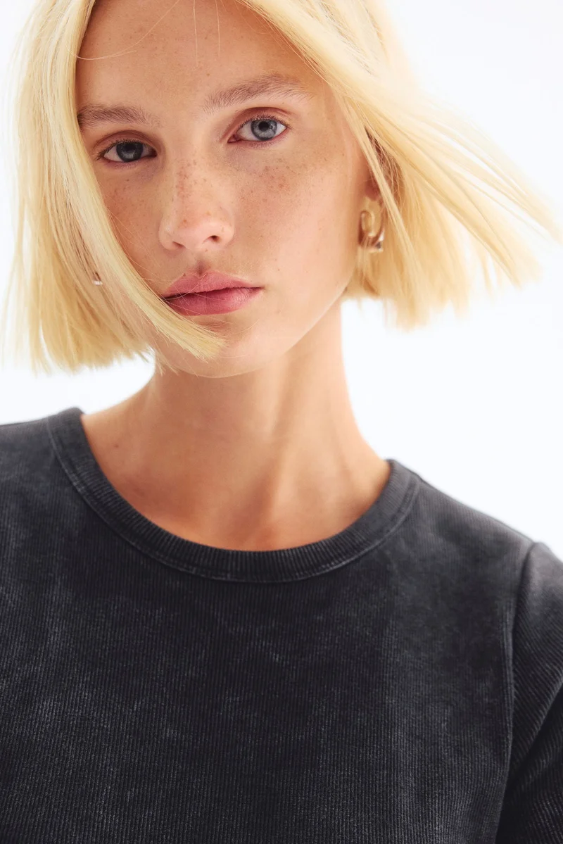 اتش اند ام فستان قطني بتصميم مرن