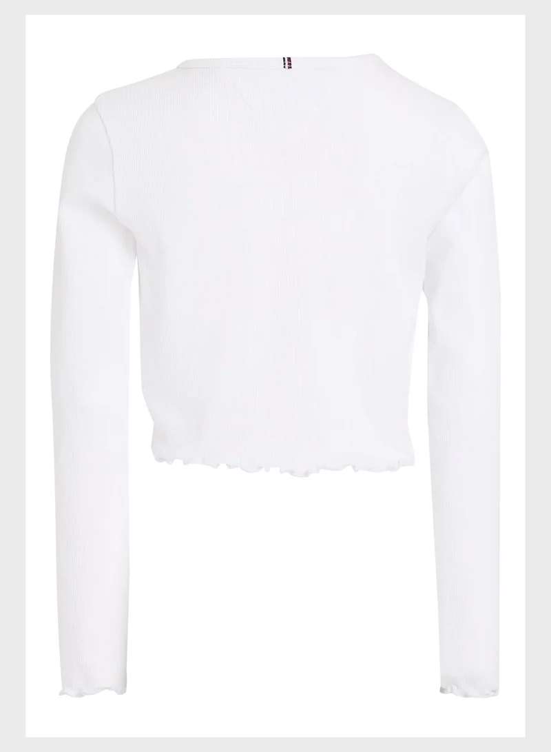 TOMMY HILFIGER Kids Essential Rib Top