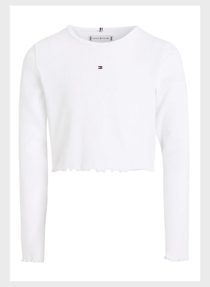 TOMMY HILFIGER Kids Essential Rib Top