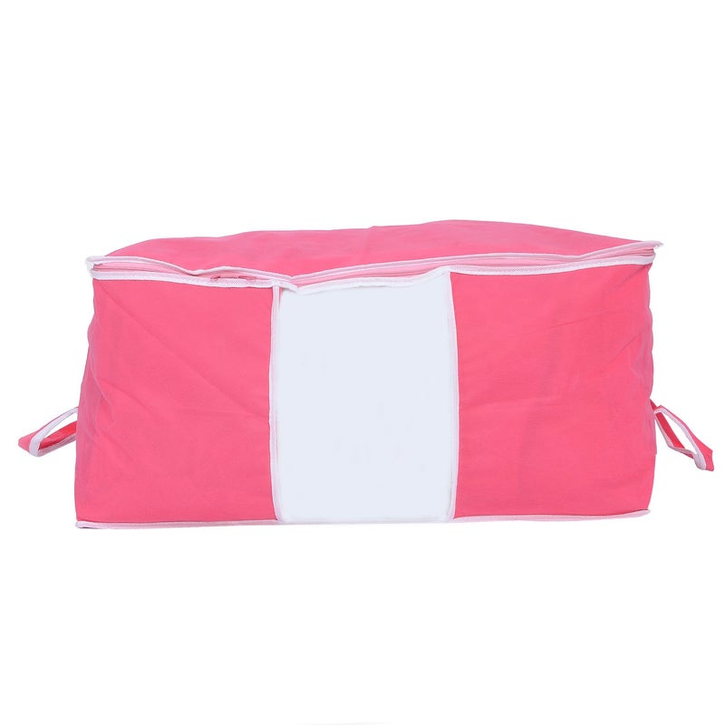 Kuber Industries Non Woven Under Bed Storage Organiser Pink - Image 3