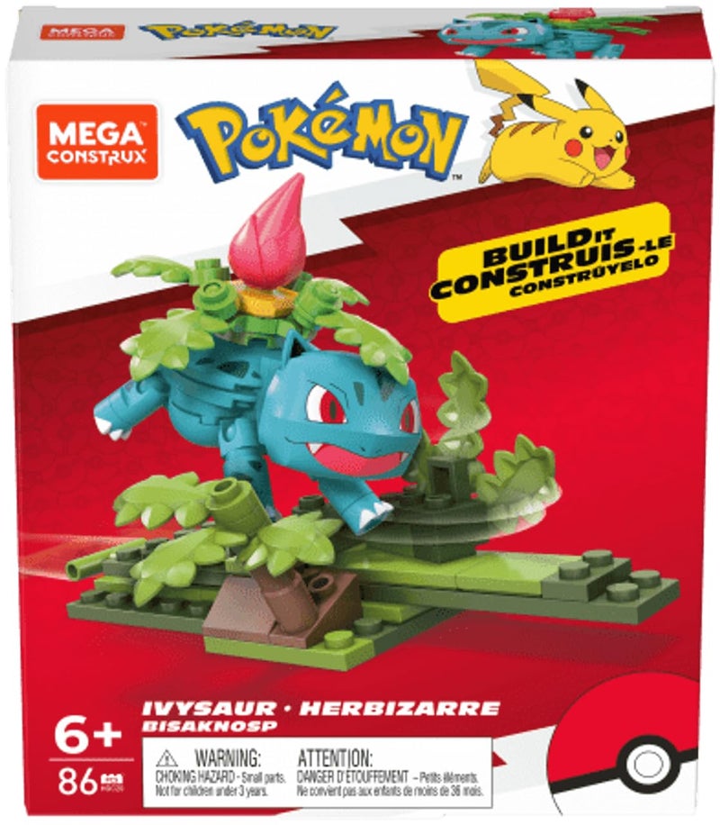 Mega Construx Pokemon Ivysaur 86 Pieces - Image 4
