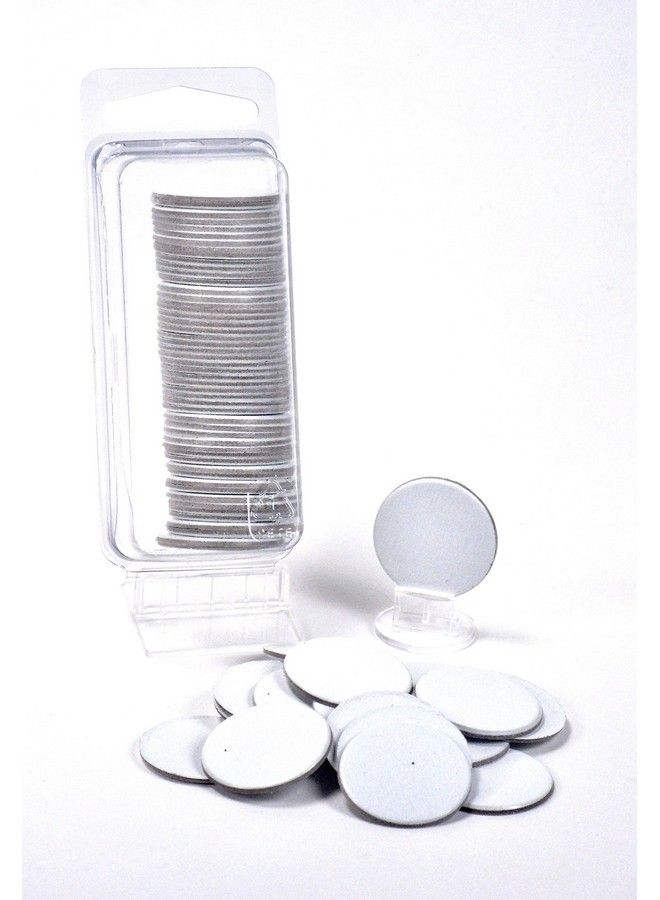 Hedral Value Pack Of 50 Blank 1" Circle Board Game Chits Round Tiles Counters Markers Diy DD - Image 2