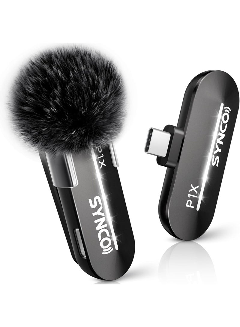 SYNCO P1XT Wireless Lavalier Microphone USB C for iPhone 15 Android Professional Lapel Mic for YouTube TikTok Vlogging Streaming Video Recording Type C Devices - Image 1