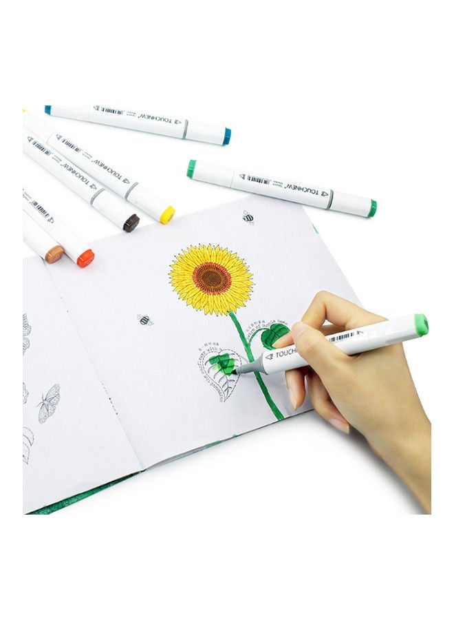 TOUCHNEW 12-Piece Double-Headed Marker White - Image 3