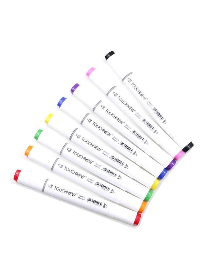 TOUCHNEW 12-Piece Double-Headed Marker White - Image 4