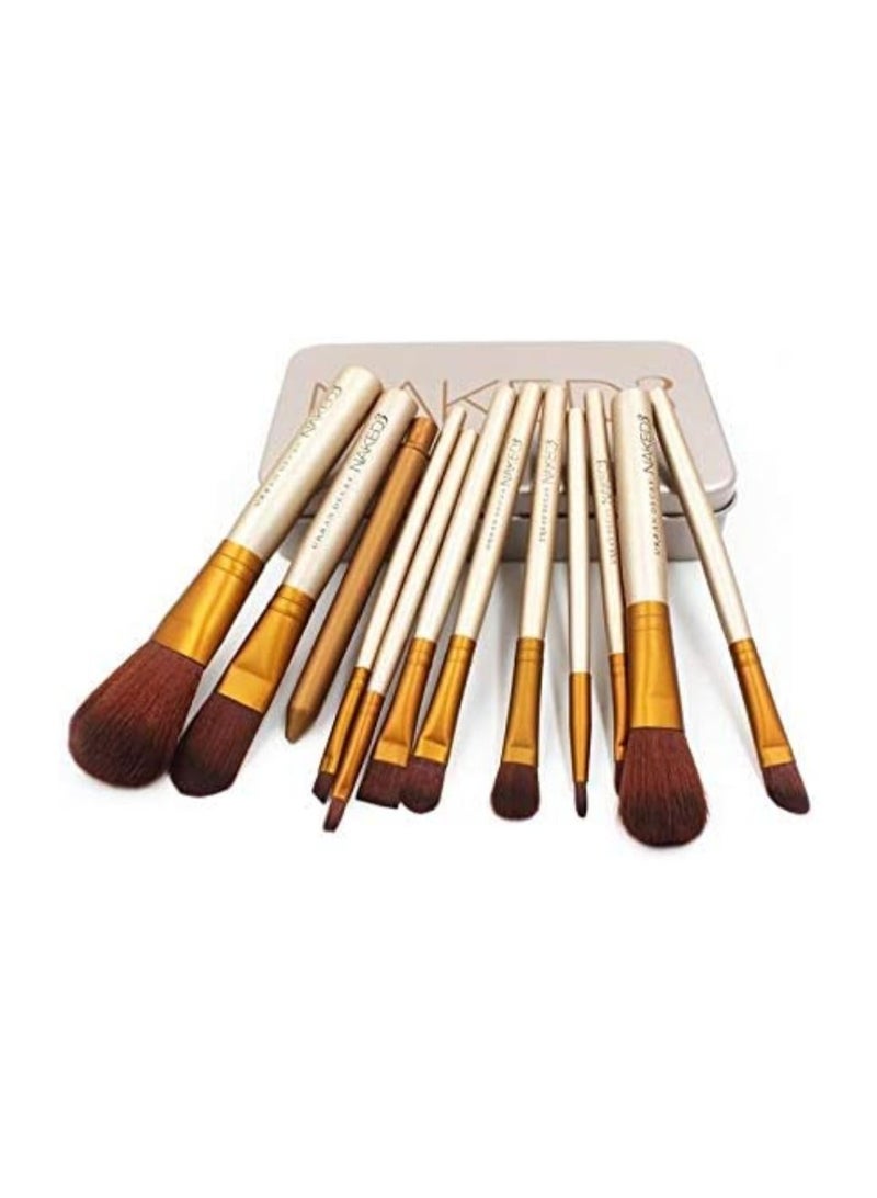 Nude Eyeshadow Palette Multicolour+Naked3 Make Up Brush Set