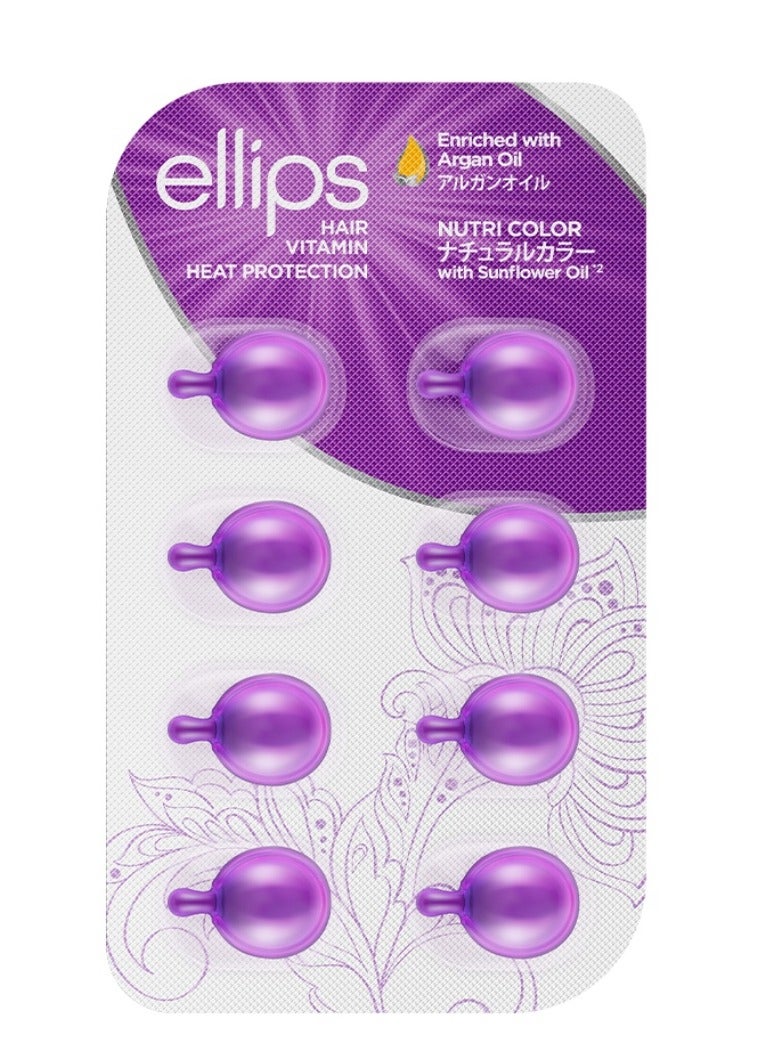 أليبس إليبس نوتري كولور، فيتامينات لحماية الشعر من الحرارة - 8 قطع - Image 1