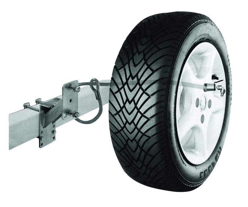 Trimax ST30 - Trimaflex Spare Tire Cable Lock (Round Key) for Boat Trailers, Motor Homes, Trucks, Jeeps, Vans, More - 36" x 12mm - Black/Chrome - Image 3