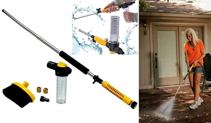 Vroxy Water Zoom High Pressure Cleaning Tool Water Spray Gun Home Auto Pressure Washer High Pressure Washer Gun Foam Cannon Spray Suitable for All The Outdoor Cleaning and Watering - Image 5