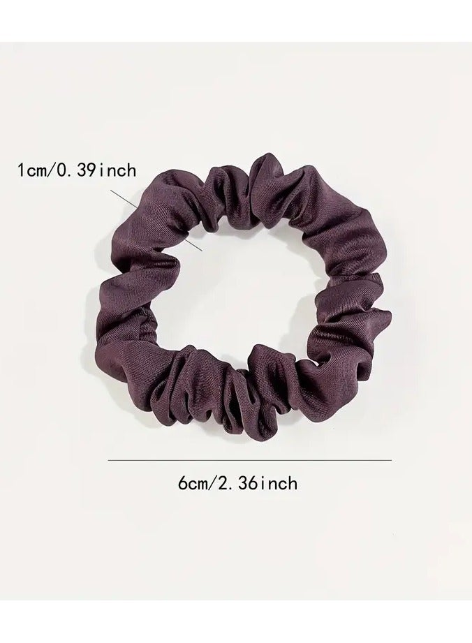 Ucanbe 10pcs Chic Pleated Hair Ties - Soft Elastic Hair Loops for Stylish Updos, Trendy Hair Styling Accessories for Women, Daily Wear, Hair Management and Organization - Image 3