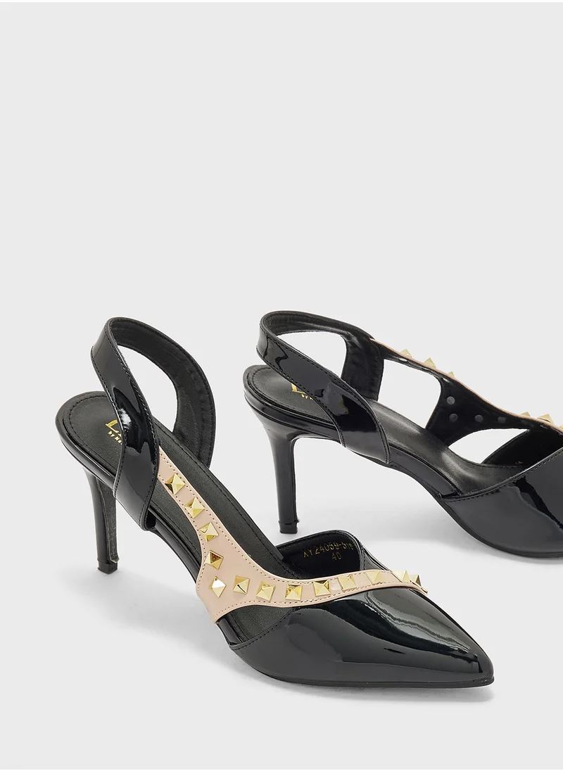 ايلا Stud Sling Back Pump