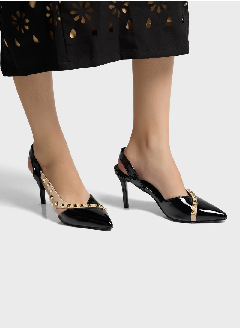 ايلا Stud Sling Back Pump