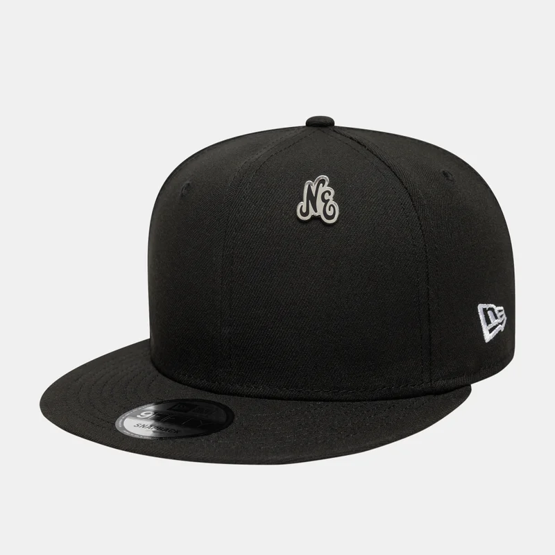 New Era Black Men's Script Pin Badge for Men | Best Price UAE