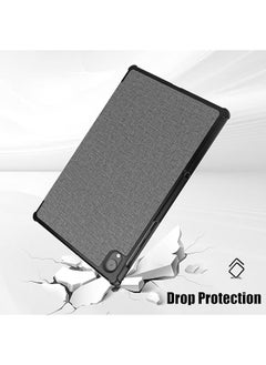 Procases For Lenovo Tab K10 2021 M10 Fhd Plus Case 10.3 Inch 2020 2Nd Gen Slim Smart Cover Stand Hard Shell Case For 10.3 Inch Tab K10 Tb-X6C6L Tb-X6C6F Tb-X6C6X M10 Plus Fhd Tb-X606F Tb-X606X–Lightgrey  - Image 5