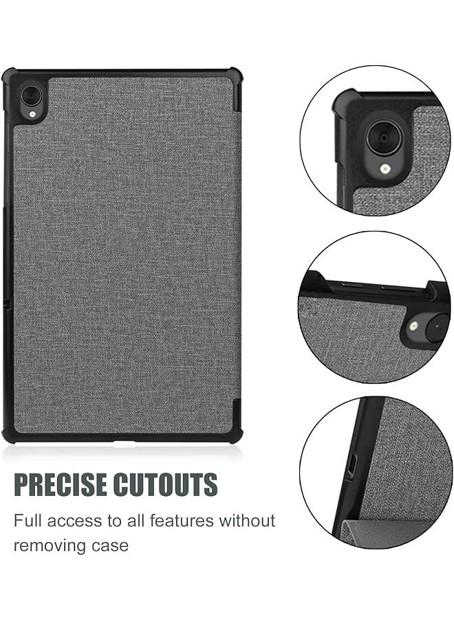 Procases - For Lenovo Tab K10 2021 M10 Fhd Plus Case 10.3 Inch 2020 2Nd Gen Slim Smart Cover Stand Hard Shell Case For 10.3 Inch Tab K10 Tb-X6C6L Tb-X6C6F Tb-X6C6X M10 Plus Fhd Tb-X606F Tb-X606X–Lightgrey - Image 1