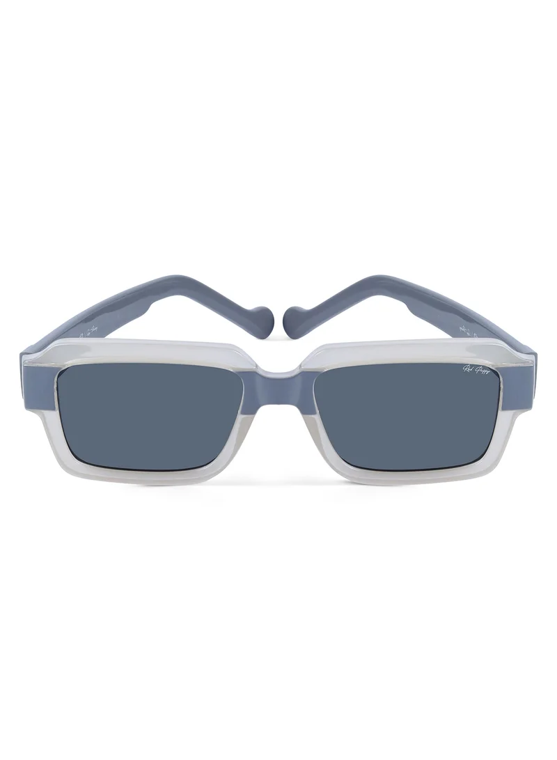 Woggles Red Pappy Flareon Black Rectangle Sunglasses