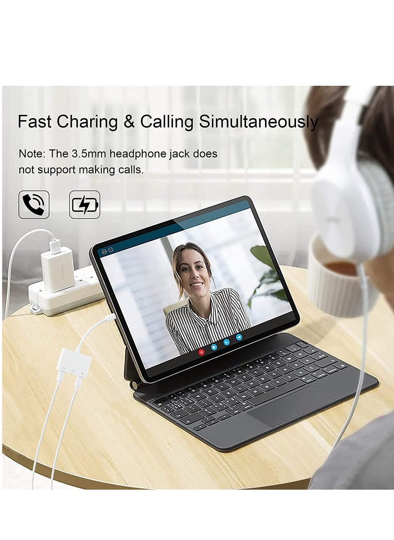 ELTRAZONE - Lightning Headphone Audio Adapter Splitter for iPhone/iPad,Lightning to 3.5mm Headphone Jack Adapter & dongle,Aux Audio Adapter for iPhone 14/13/12/11/X/8/8plus/7/7plus/iPad Support iOS 16 - Image 1
