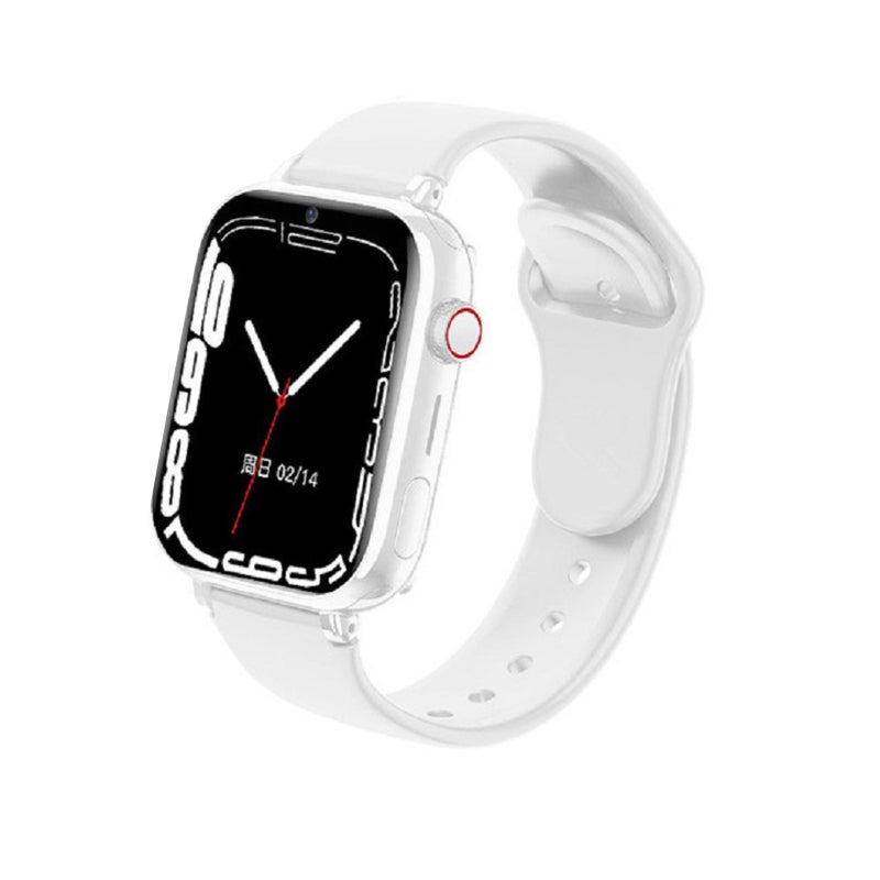 Kids Smart Phone Watch: White 4G Smart Watch - Accurate LBS WiFi Positioning Child Tracker Watch for Kids at School Park Home - Image 1