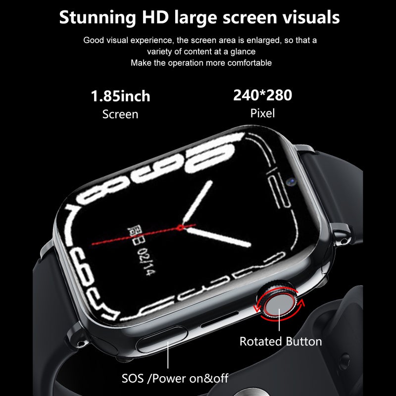 Kids Smart Phone Watch: White 4G Smart Watch - Accurate LBS WiFi Positioning Child Tracker Watch for Kids at School Park Home - Image 4