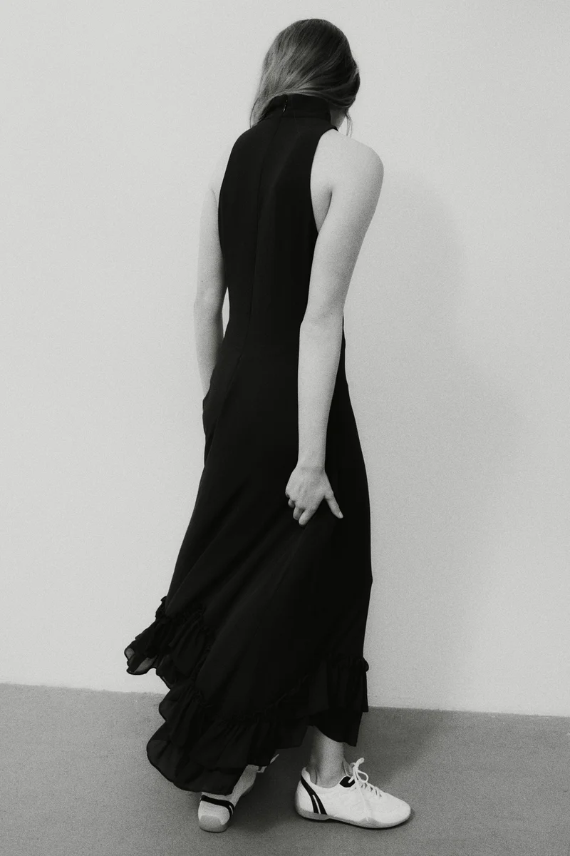 H&M  Ruffled maxi dress for Women | Best Price UAE