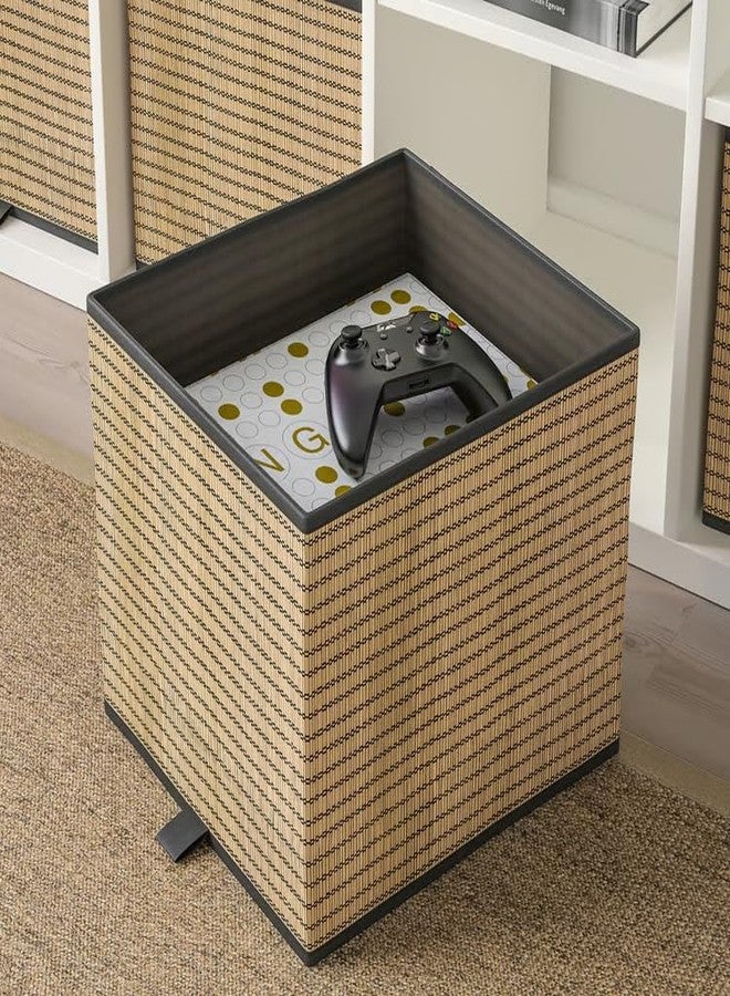 STORK GNABBAS Basket, Seagrass, 32x35x32 cm, with Handle, for KALLAX Shelving Unit - Image 2