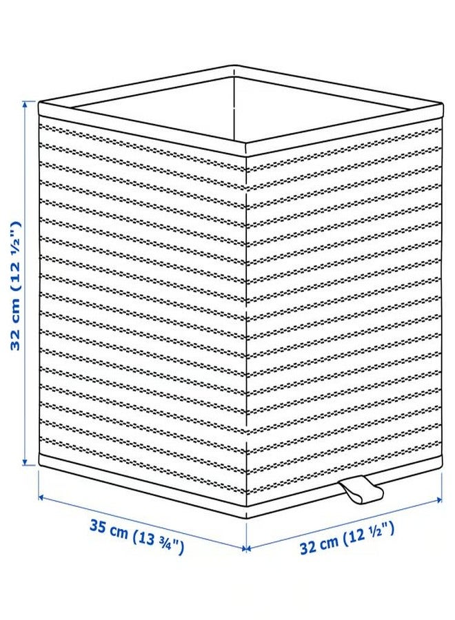 STORK GNABBAS Basket, Seagrass, 32x35x32 cm, with Handle, for KALLAX Shelving Unit - Image 5