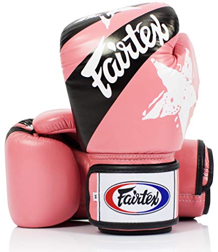 Fairtex BGV1 Muay Thai Boxing Training Sparring Gloves for Men Women Kids Premium Quality Light Weight Shock Absorbent 16 oz Boxing Gloves Nation Pink - Image 1