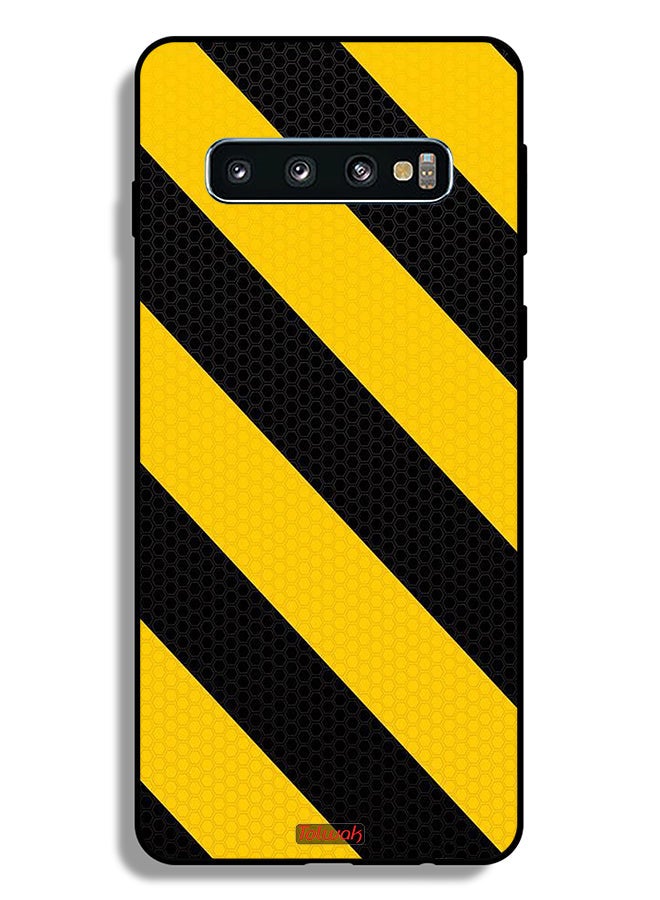 Tolwak Samsung Galaxy S10 Protective Case Cover Dotted Pattern - Image 2