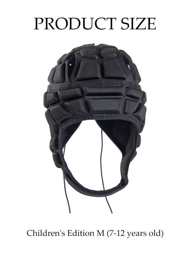 DUNISO Children's Football Helmets,Goalkeeper Helmet,Youth Football Head Guards, Scrum Caps, Goalie Football Eva Safety Anti-Collision Soft Hats, Ski And Cycling Head Guards  - Image 2