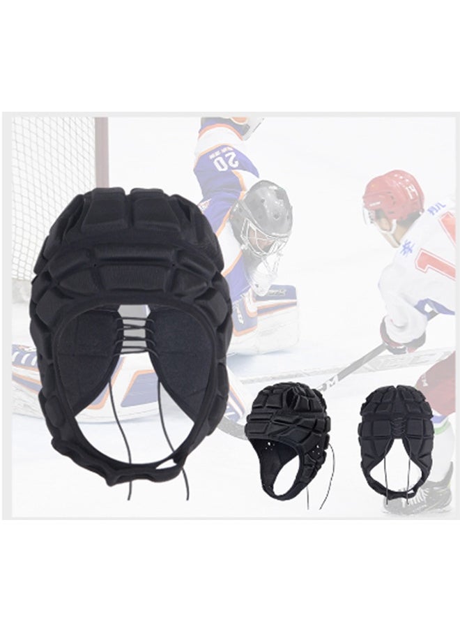 DUNISO Children's Football Helmets,Goalkeeper Helmet,Youth Football Head Guards, Scrum Caps, Goalie Football Eva Safety Anti-Collision Soft Hats, Ski And Cycling Head Guards  - Image 1