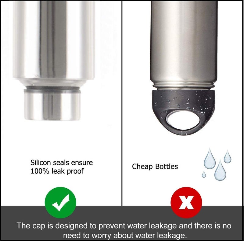 SJE WARE Vone Stainless Steel Water Bottle Fridge Bottle Set of 6 pcs Size 1 Litre - Image 4
