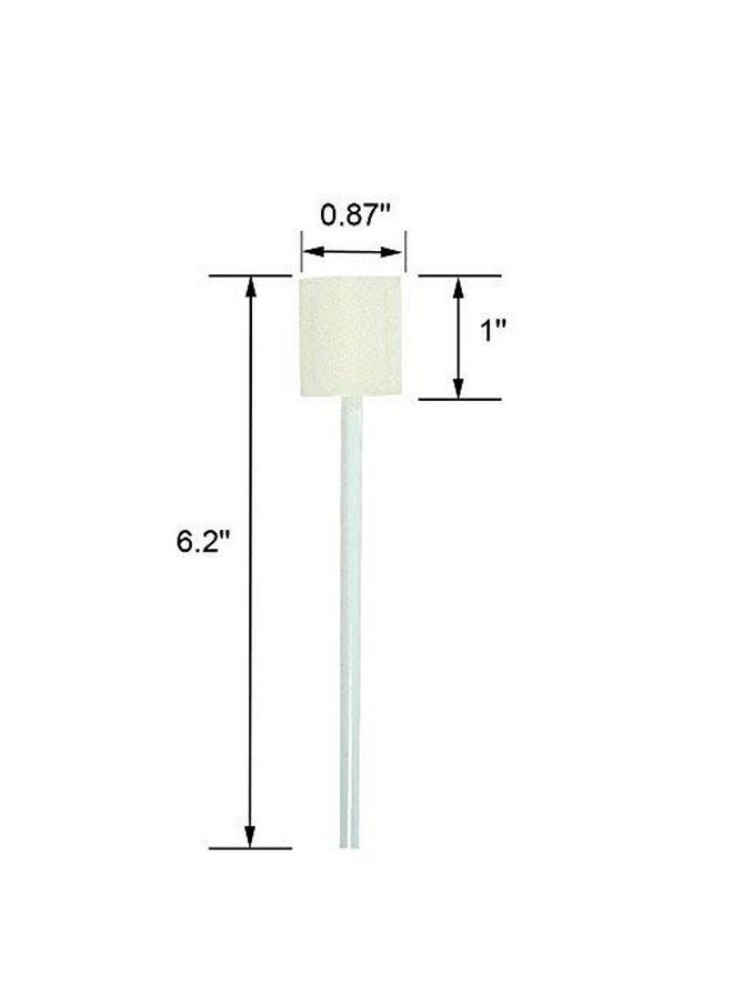 MUNKCARE - Oral Swabs Disposable Untreated And Unflavored Mouth Oral Cleaning Sponge Toothbrushes White 100 Counts - Image 1