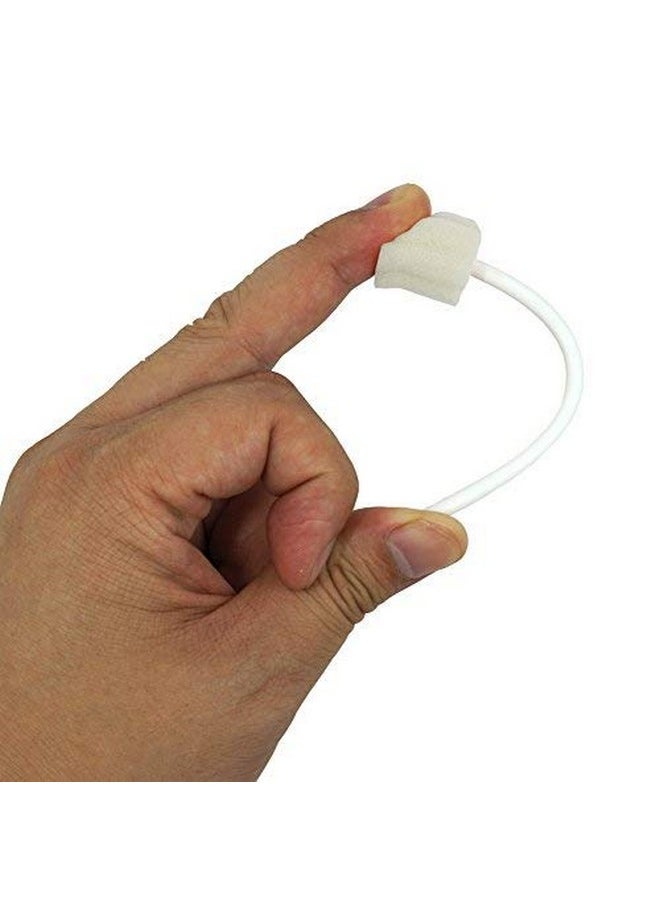 MUNKCARE - Oral Swabs Disposable Untreated And Unflavored Mouth Oral Cleaning Sponge Toothbrushes White 100 Counts - Image 1