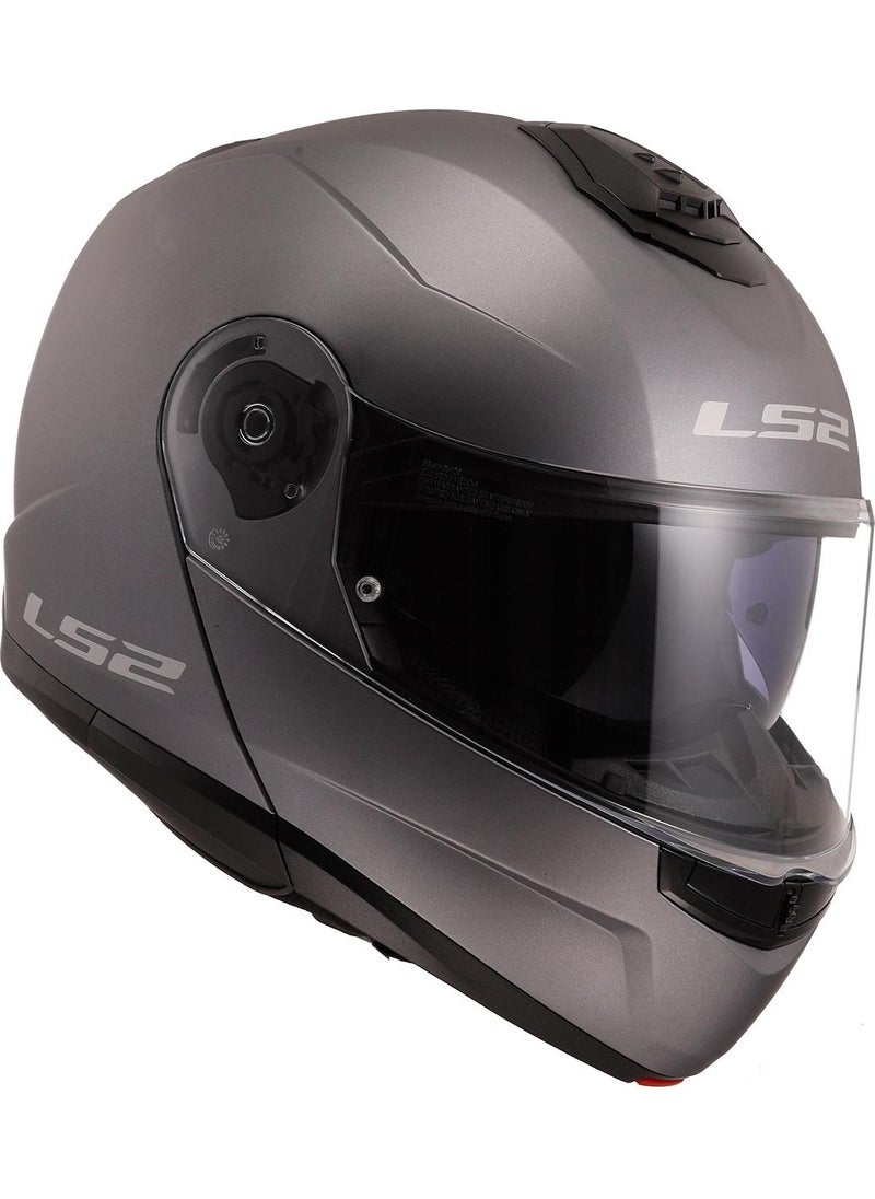 LS2 - Strobe 2 Matte Titanium Helmet - Image 1
