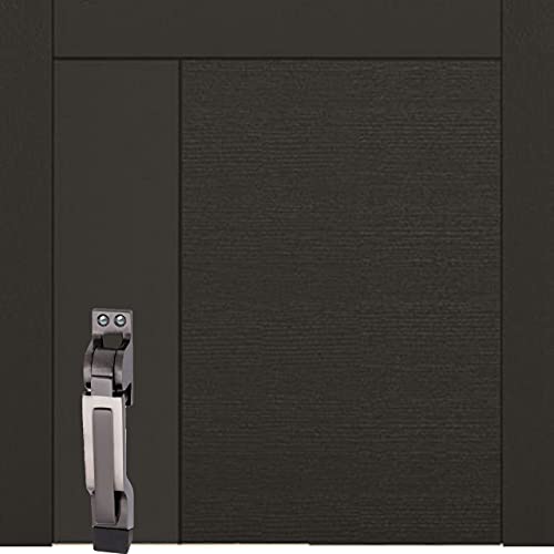 Atom Door Stopper | Kickdown Door Stop with One Touch | Adjustable Height & Rubber Tip 1.5 Inches, Door Stops (Black Silver Finish, DS002), Pack of 5 - Image 5
