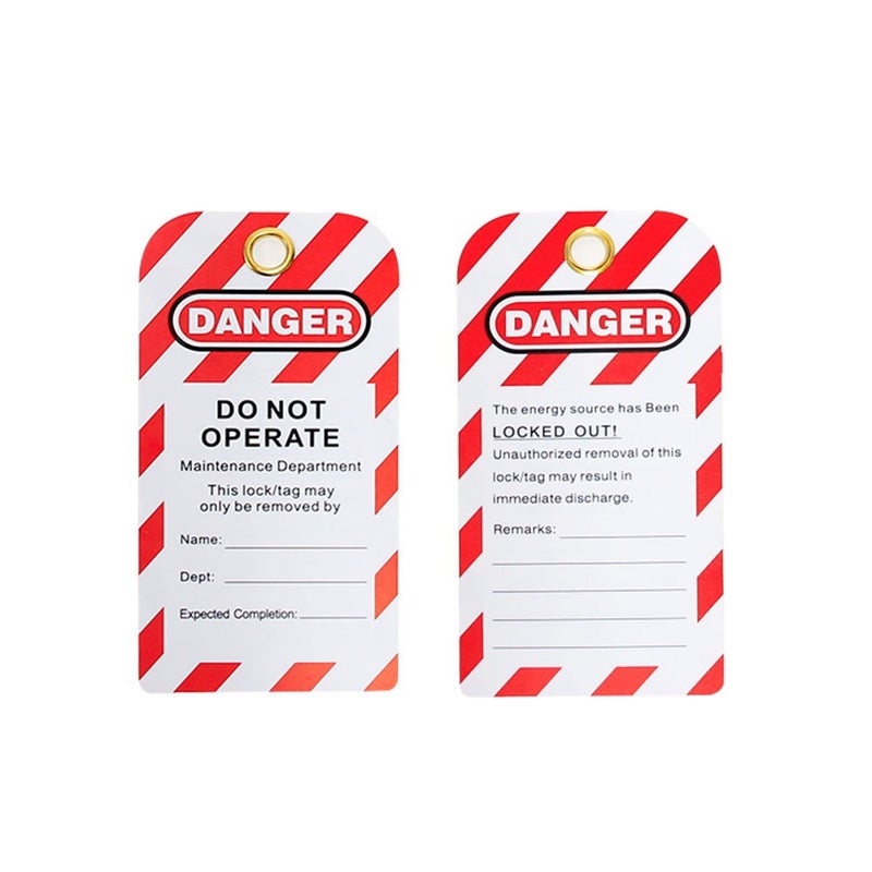 Wisamic Lockout Tagout Kit Electrical Loto - Lock Out Picking Training Kits for OSHA Compliance, Big Easy Lock Out Tag Out Set with Lockout Tags, Breaker Lockouts, Safety Padlocks, Lockout Hasp, Pocket Bag - Image 4