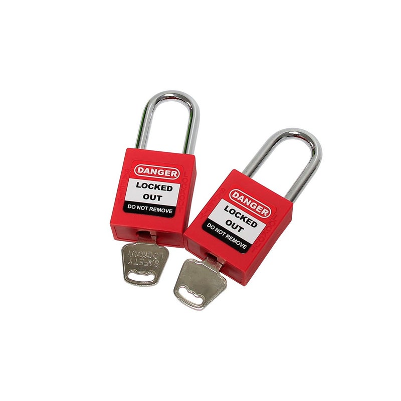 Wisamic Lockout Tagout Kit Electrical Loto - Lock Out Picking Training Kits for OSHA Compliance, Big Easy Lock Out Tag Out Set with Lockout Tags, Breaker Lockouts, Safety Padlocks, Lockout Hasp, Pocket Bag - Image 2