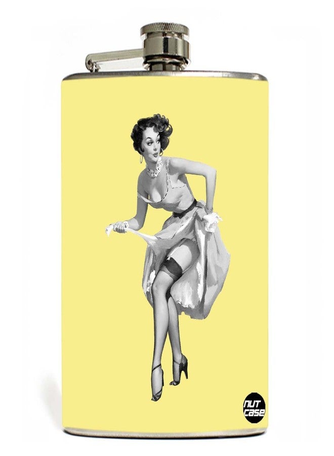 Nutcase Designer Hip Flask 7 Oz