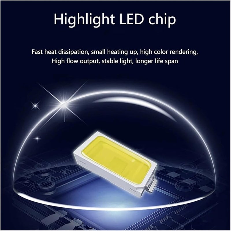 10W Black LED Flood Light 6500K Cool White IP66 Waterproof Outdoor Spotlight - Image 4