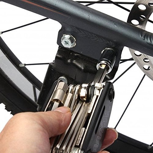 DAWAY B32 Bike Repair Tool Kit - 16-in-1 Multi-Function Bicycle Mechanic Fix Tools Set with Glueless Tire Tube Patches & Tire Levers, Compact Bag Included, Ideal Gift for Cyclists - Image 3