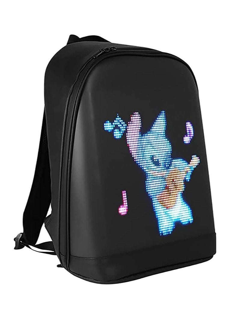 Generic - Fashion LED Bag Display Backpack Smart Style Laptop Backpack Creative Gift School Bag - Image 1