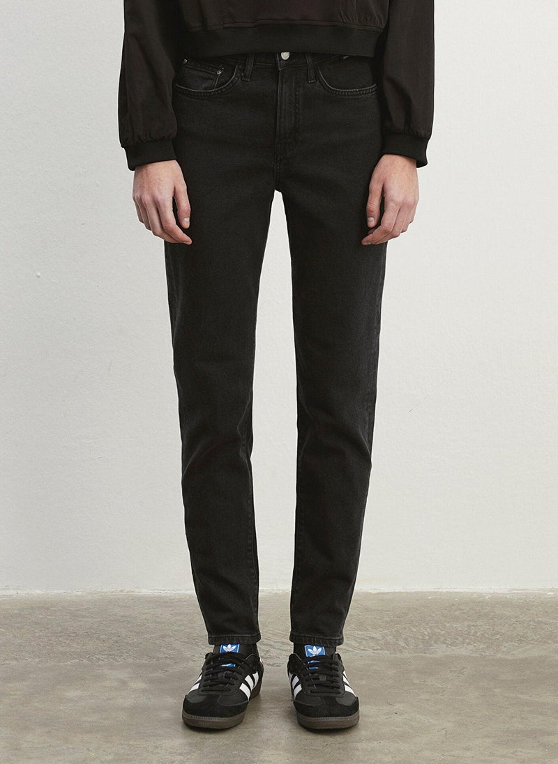 MAVI Cindy Mid Smoke Denim Jean Pants - Image 5