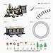 JQ JUQU Electric Train Set for Kids Ages 48 Complete Toy Train with Locomotive Cars  Tracks LED Lights  Sounds for Indoor Railway Play - Image 4